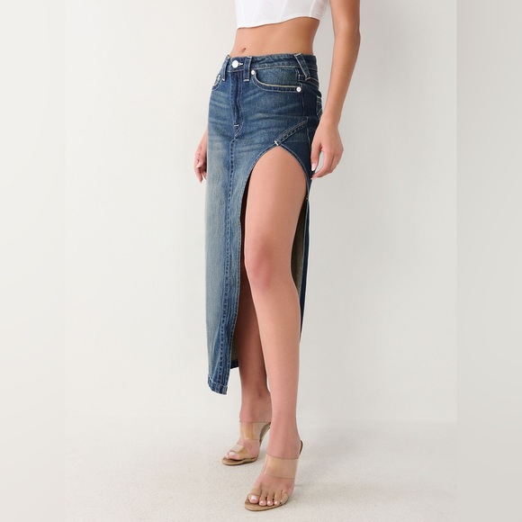 True Religion UO Exclusive Denim Maxi Skirt - Picture 13 of 16